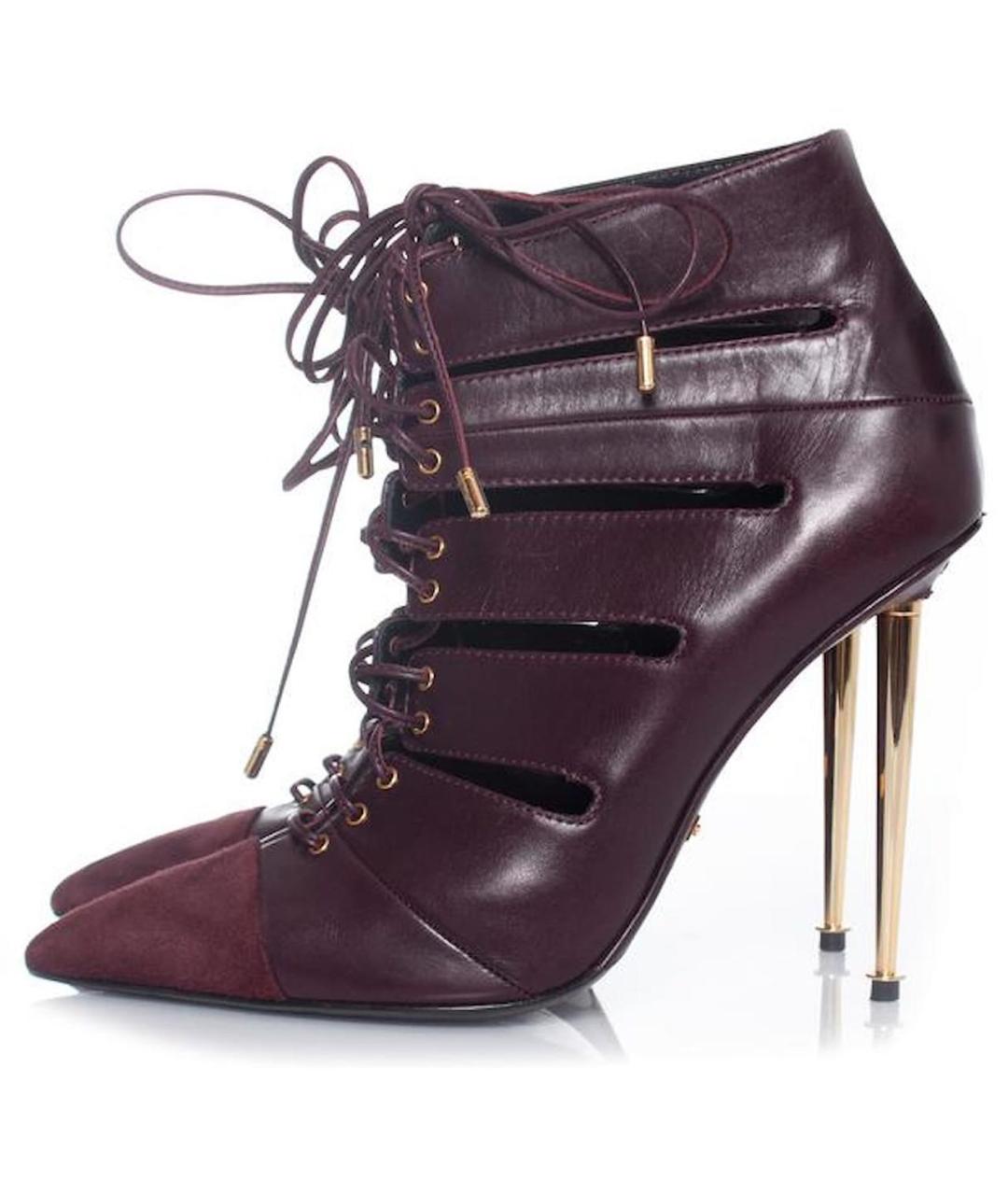 TOM FORD Бордовые ботильоны, фото 9