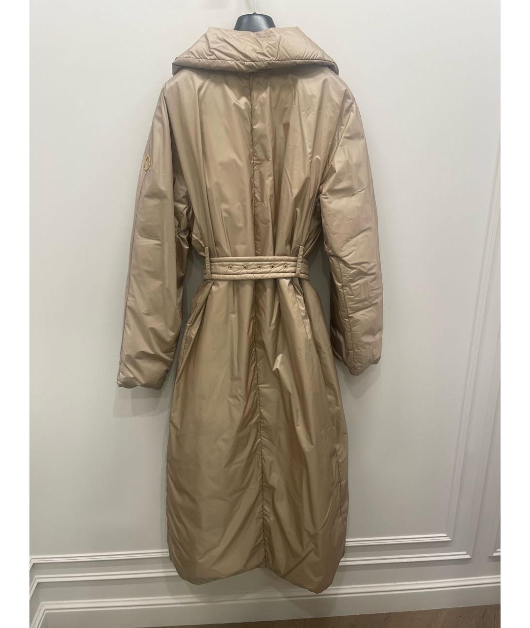 MONCLER Бежевый пуховик, фото 2