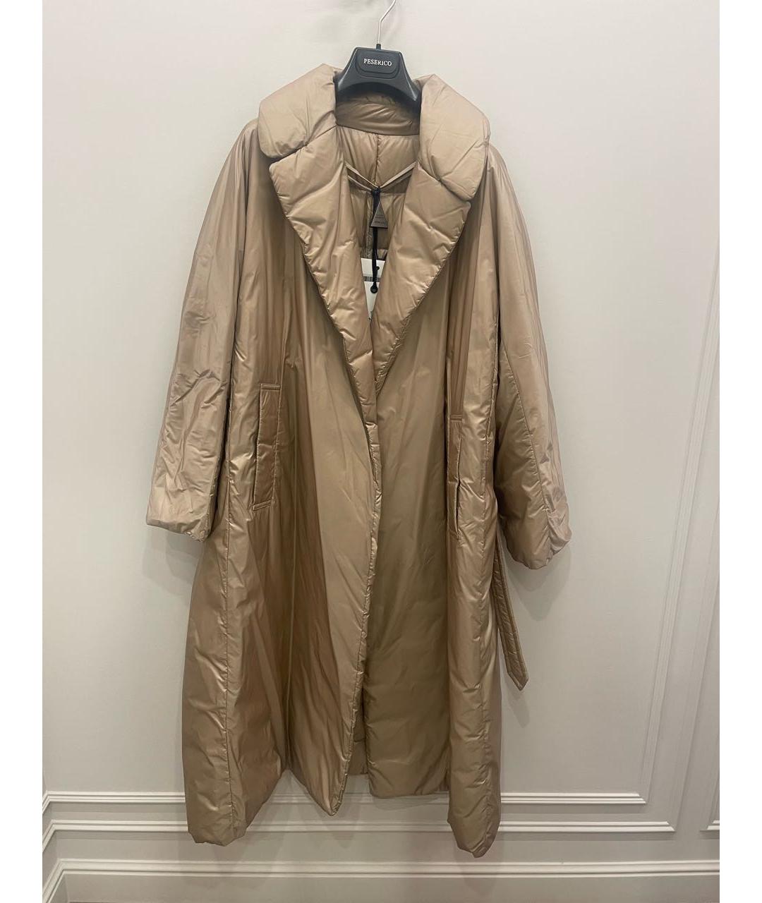 MONCLER Бежевый пуховик, фото 4