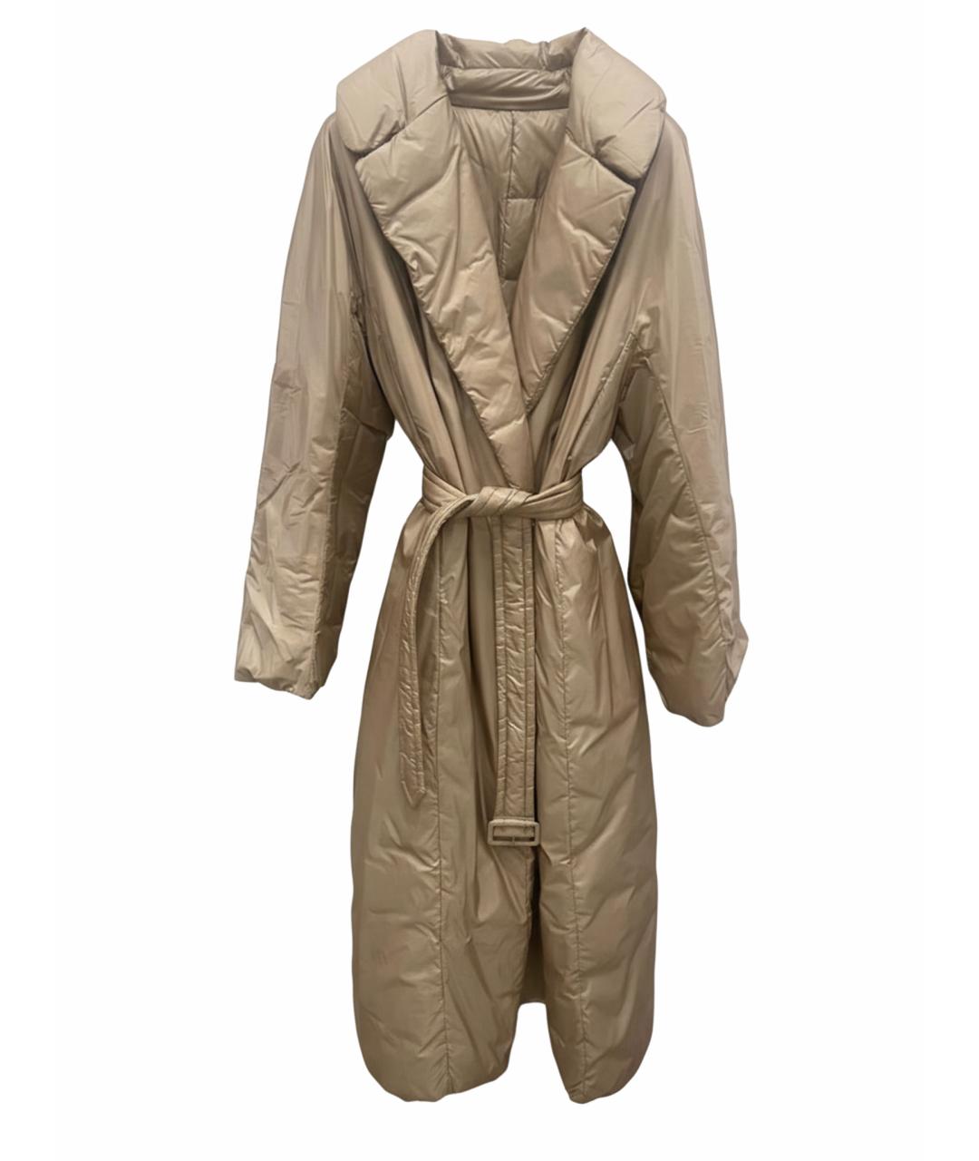 MONCLER Бежевый пуховик, фото 1