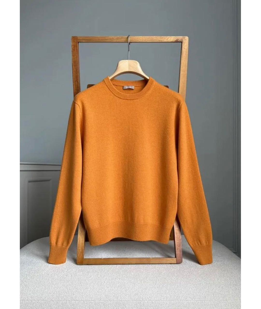 12 STOREEZ Оранжевый шерстяной джемпер / свитер, фото 2