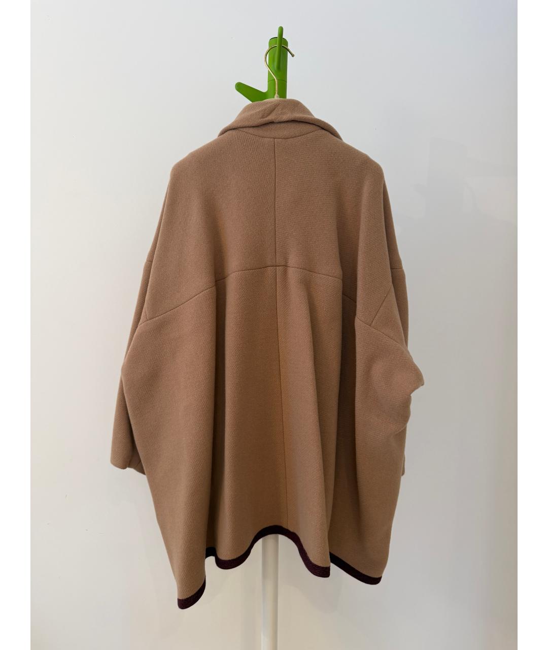 CHLOE Бежевое шерстяное пальто, фото 2
