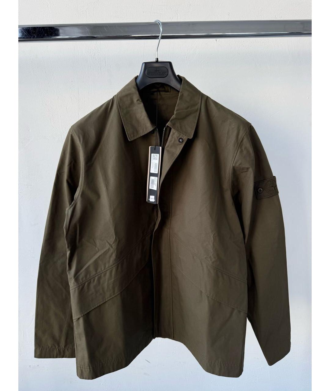 STONE ISLAND Хаки куртка, фото 2
