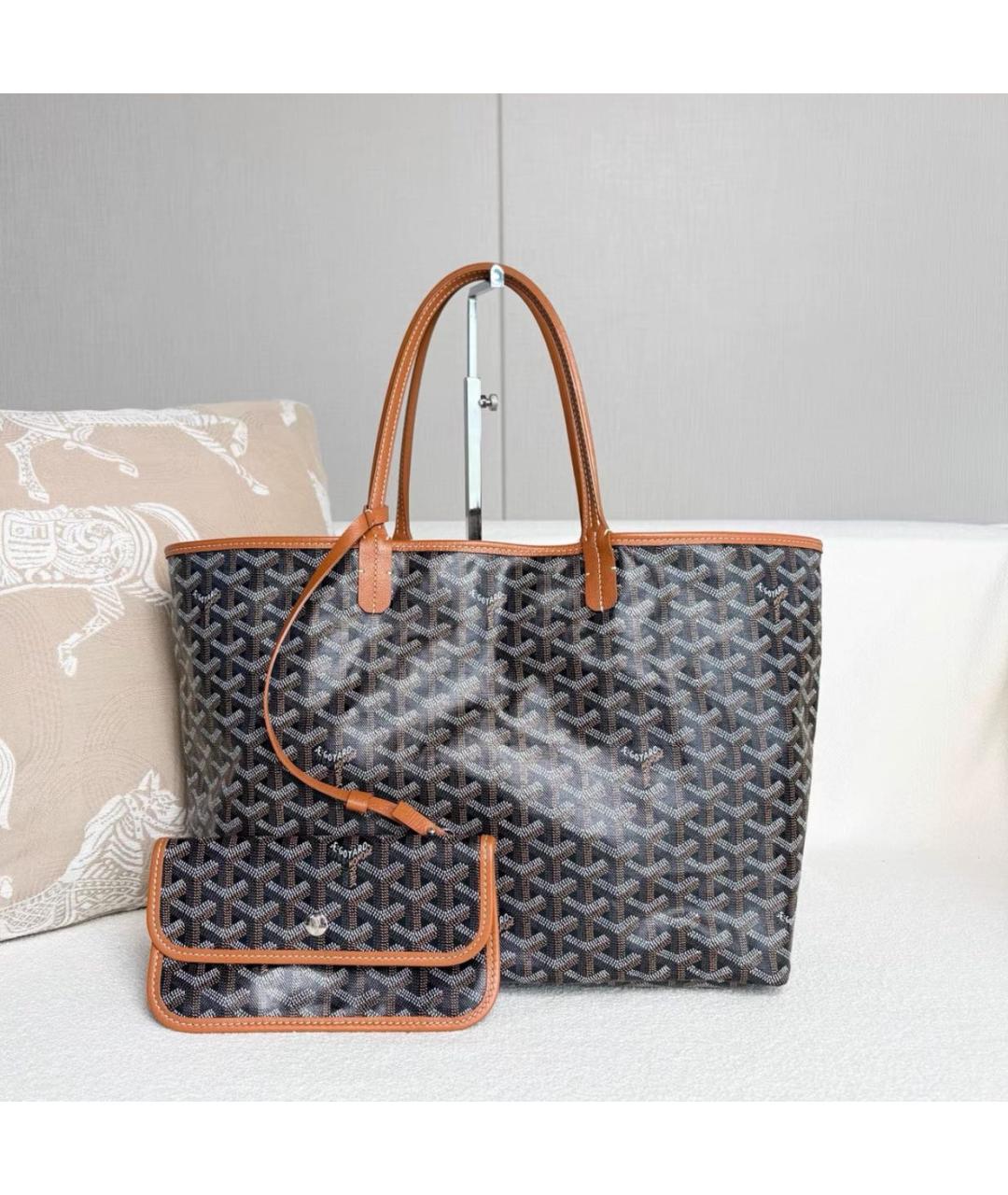 GOYARD Коричневая сумка тоут, фото 2