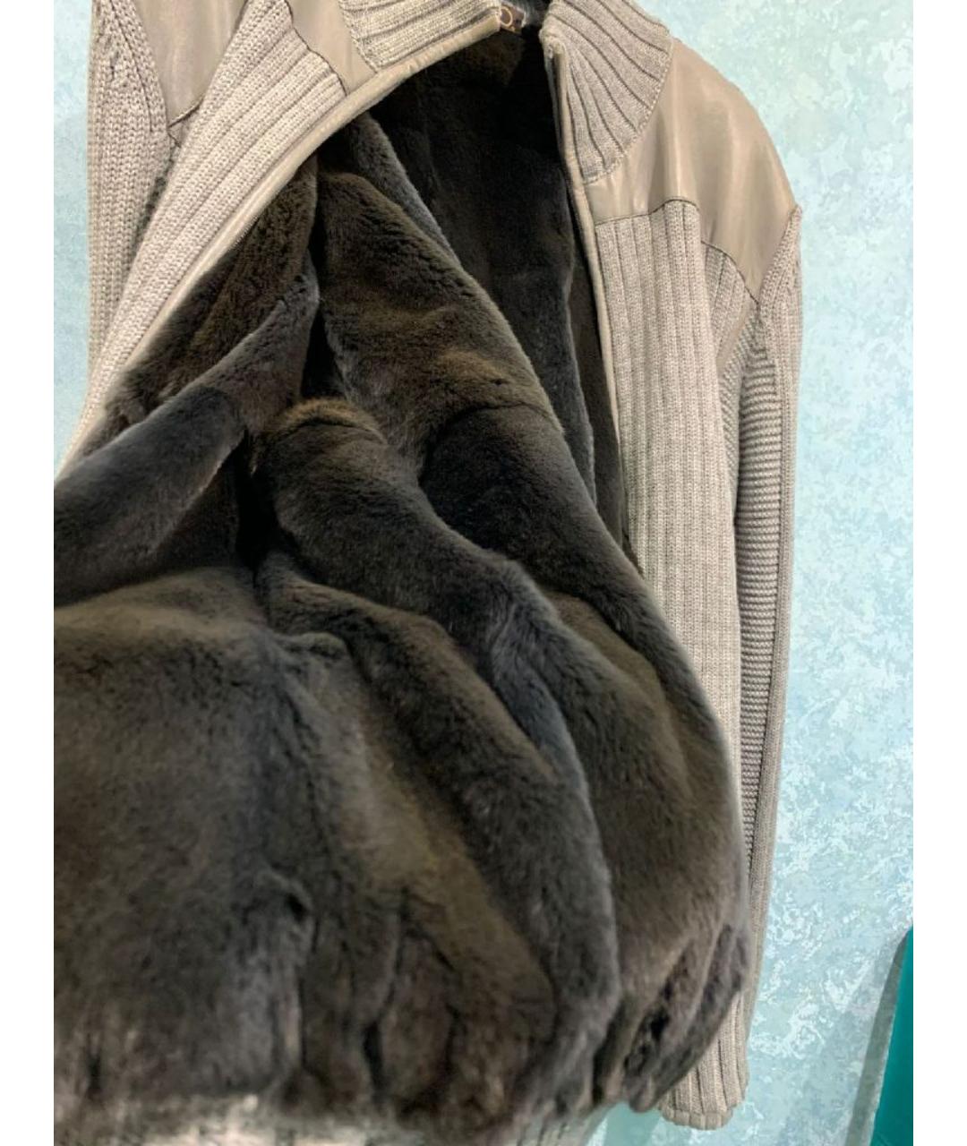 ZILLI Серый шерстяной кардиган, фото 3