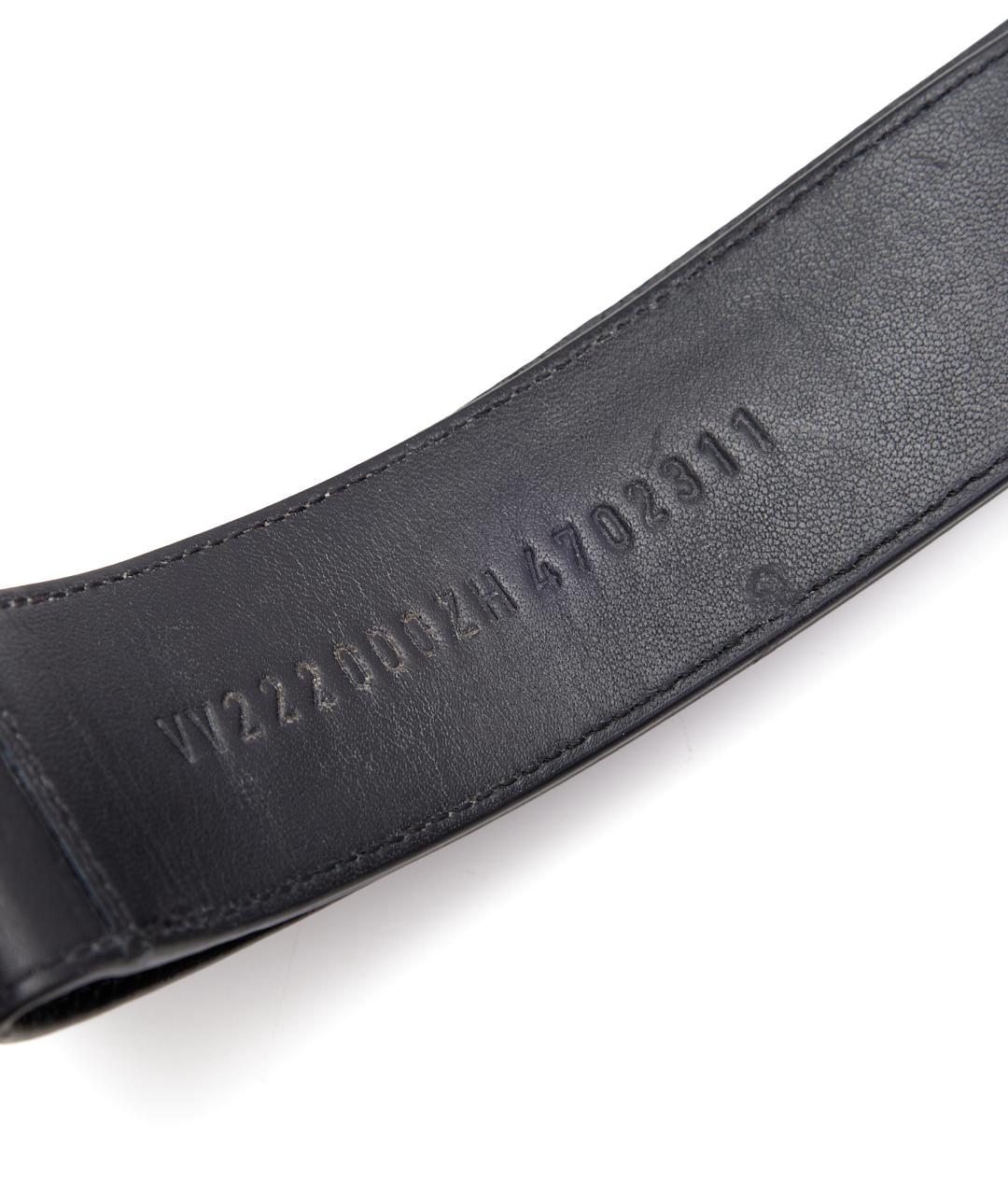 HERMES Черные кожаные шлепанцы, фото 7