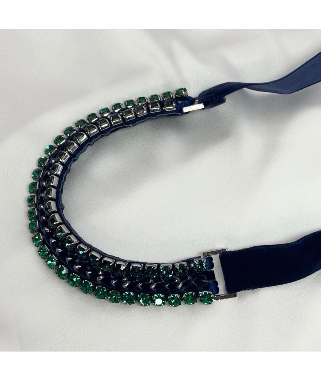 MAX MARA Зеленый металлический чокер, фото 6