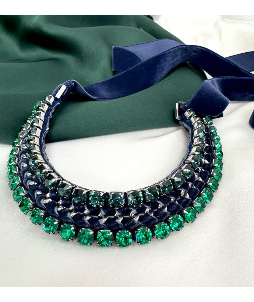 MAX MARA Зеленый металлический чокер, фото 2