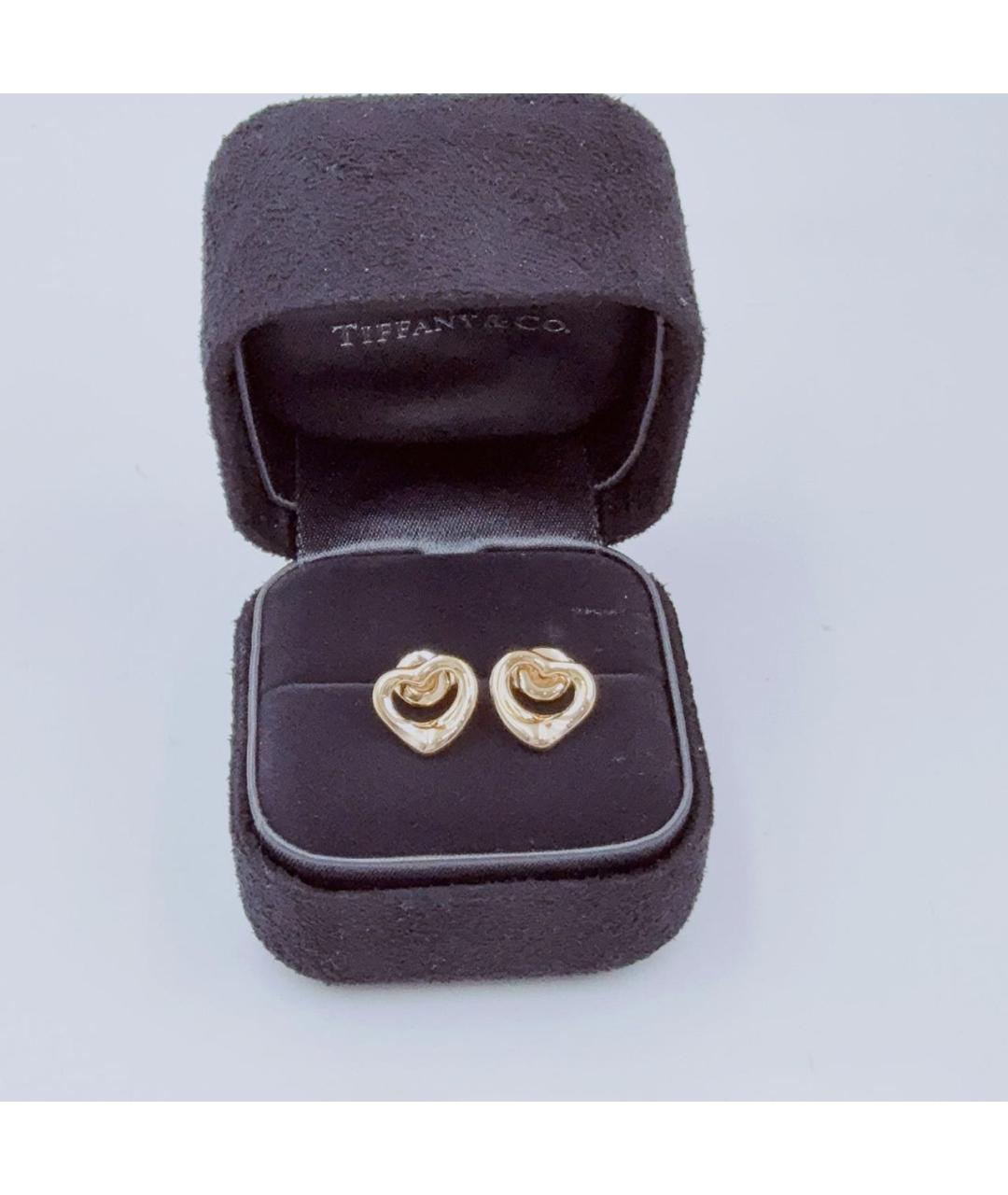 TIFFANY&CO Желтые серьги из желтого золота, фото 2