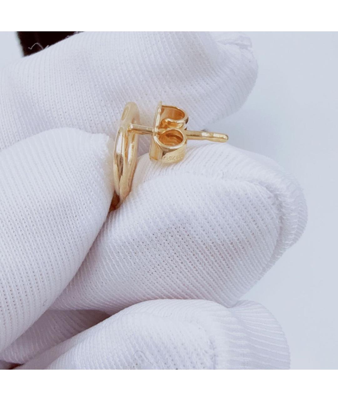 TIFFANY&CO Желтые серьги из желтого золота, фото 4