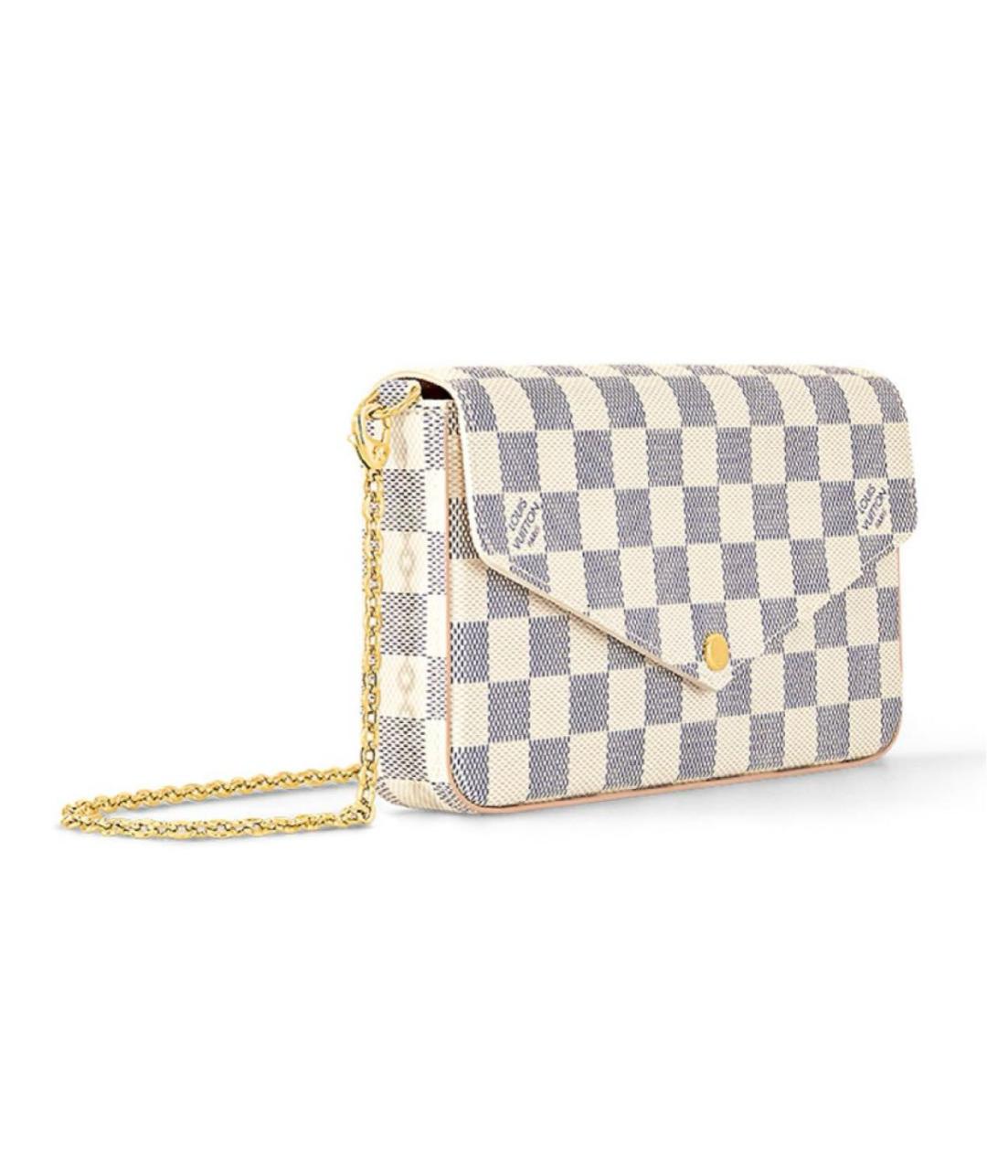 LOUIS VUITTON Белая сумка через плечо, фото 3