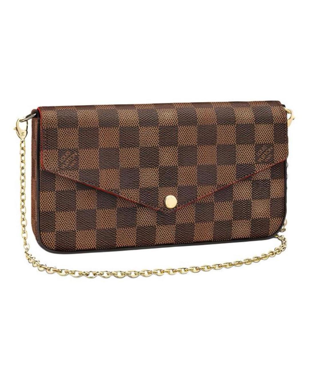 LOUIS VUITTON Коричневая сумка через плечо, фото 1