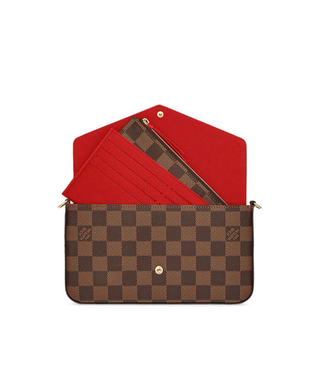 LOUIS VUITTON Коричневая сумка через плечо, фото 2