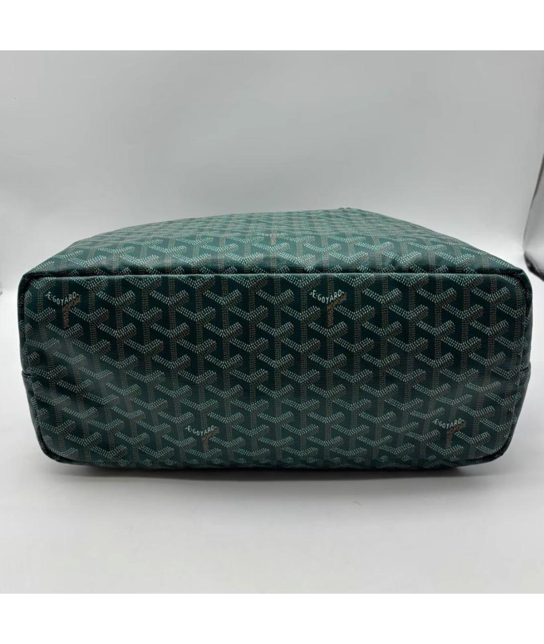 GOYARD Зеленая сумка тоут, фото 5