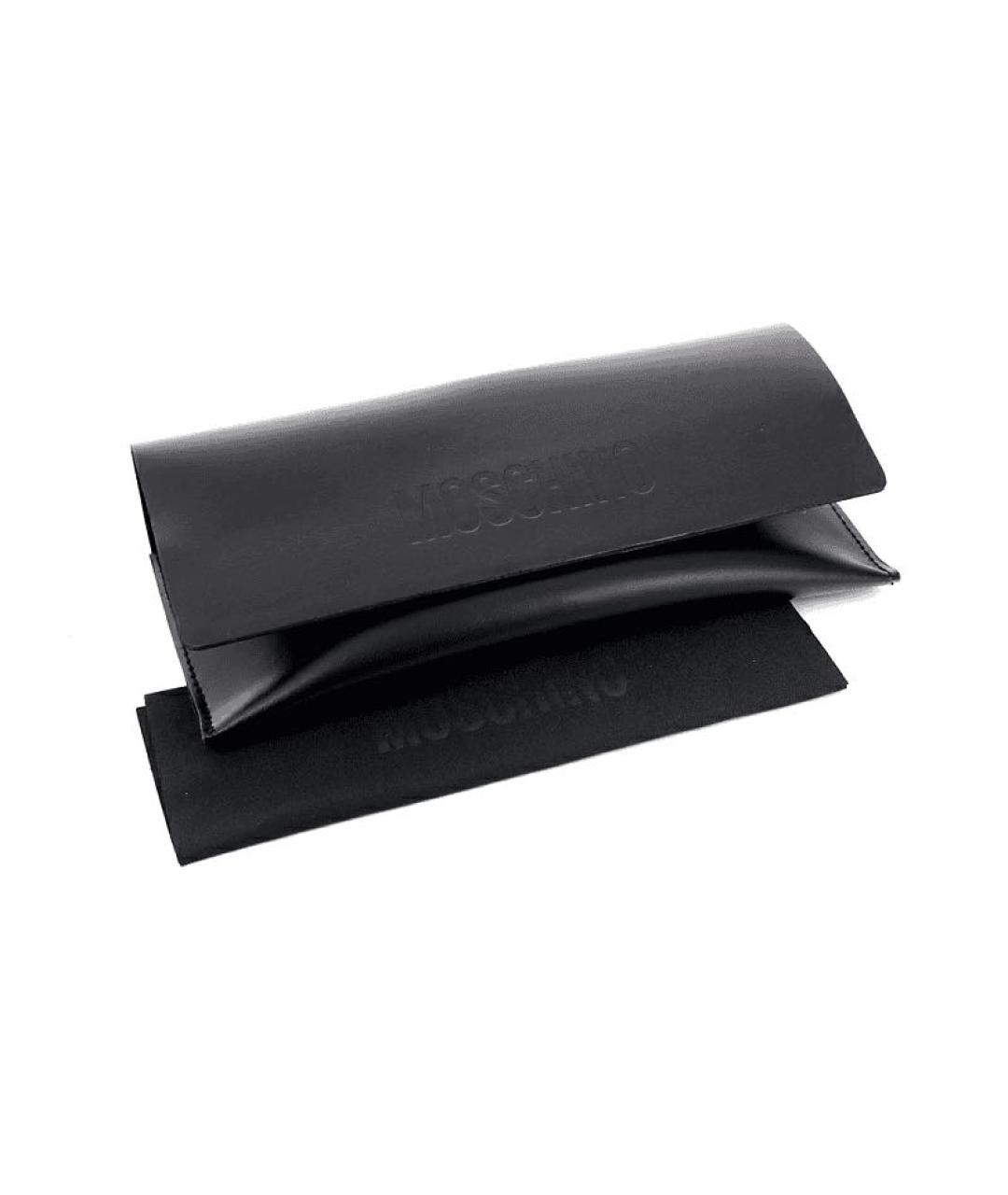 MOSCHINO Золотые металлические солнцезащитные очки, фото 5