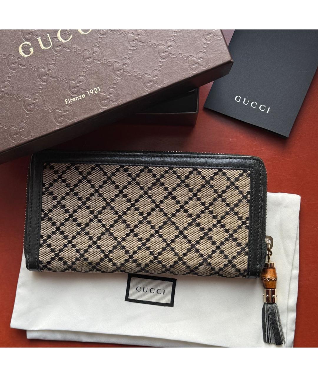 GUCCI Бежевый кошелек, фото 2