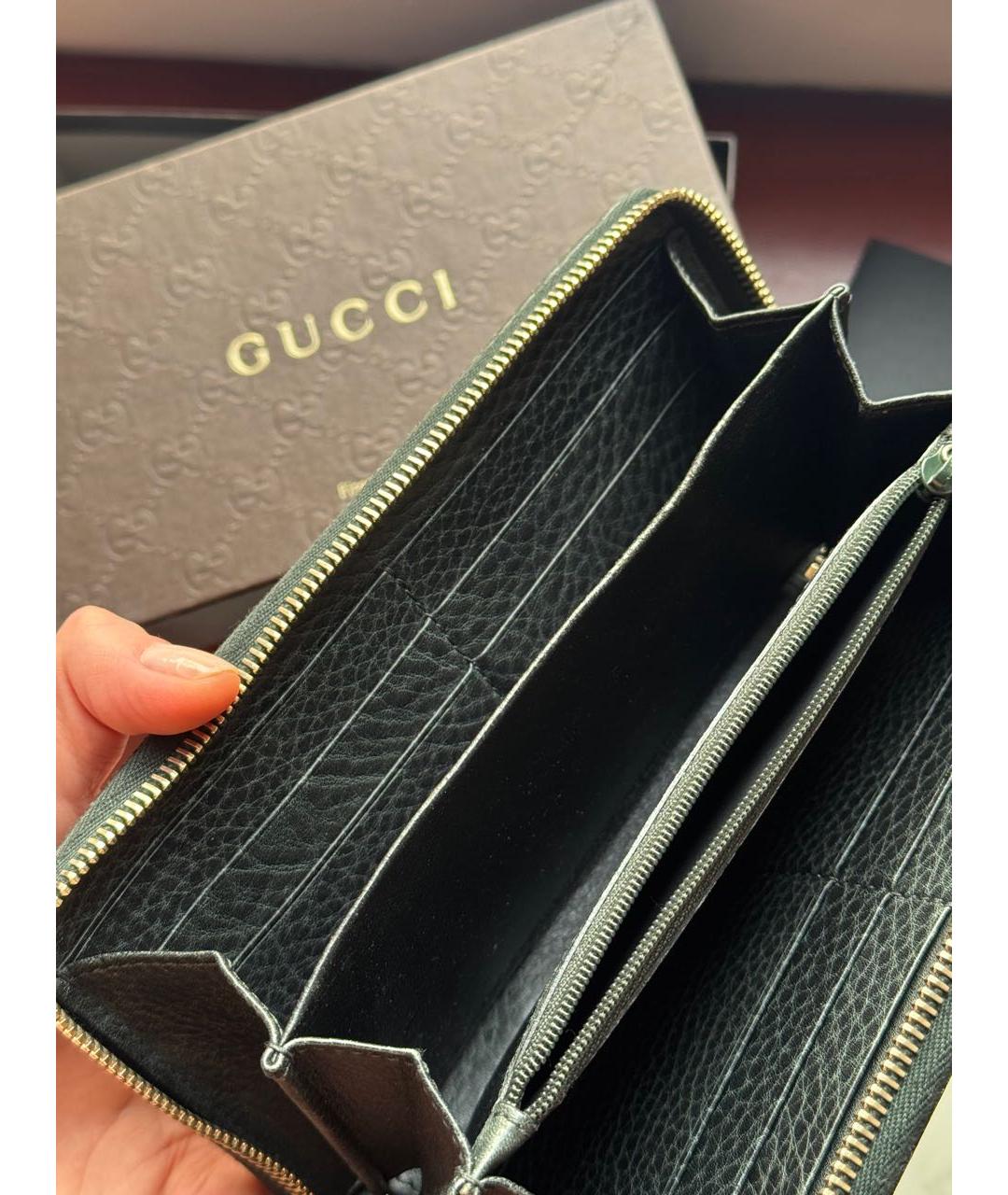 GUCCI Бежевый кошелек, фото 6