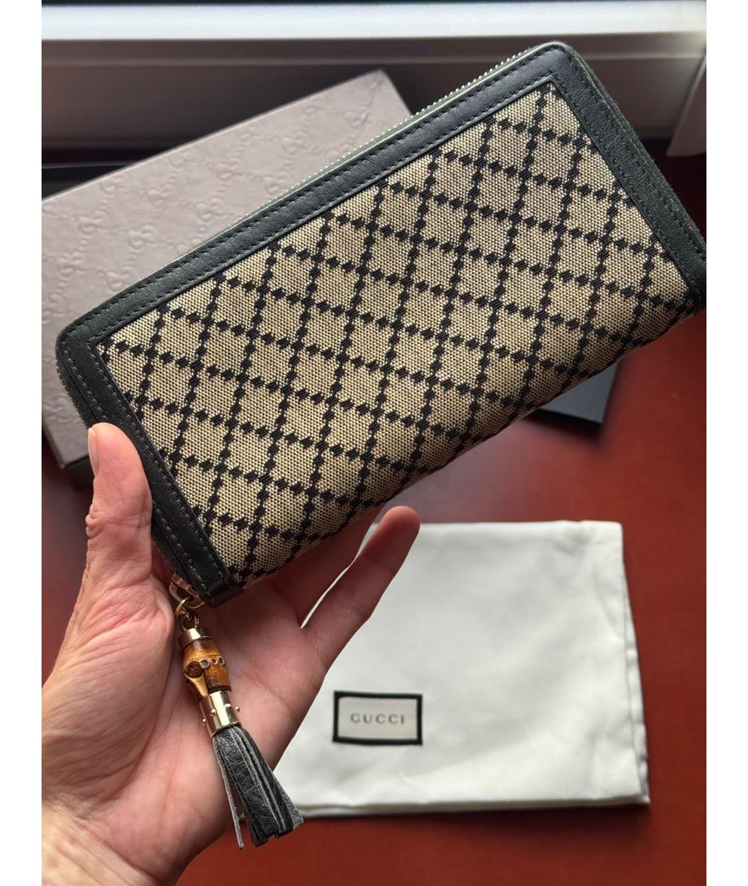 GUCCI Бежевый кошелек, фото 9