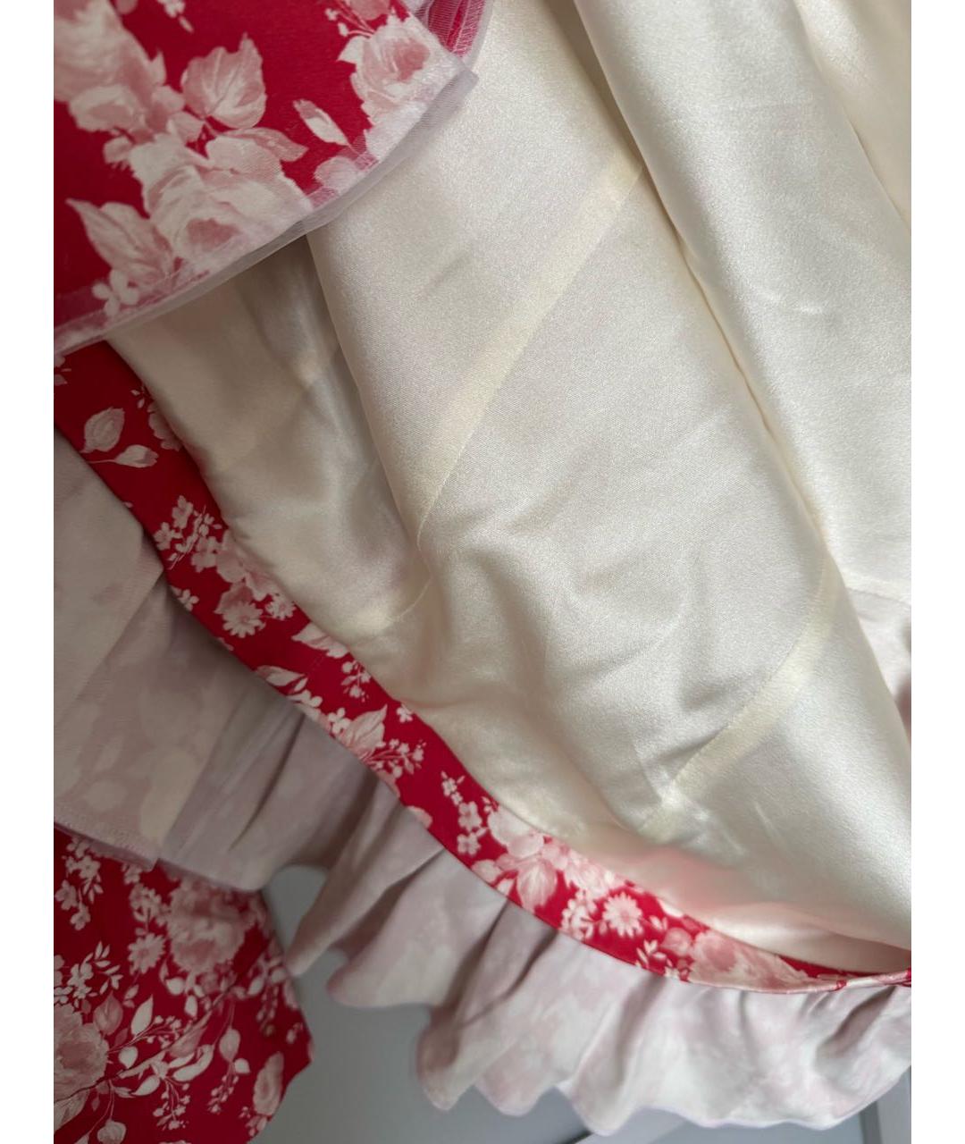 ULYANA SERGEENKO Мульти шелковое платье, фото 6