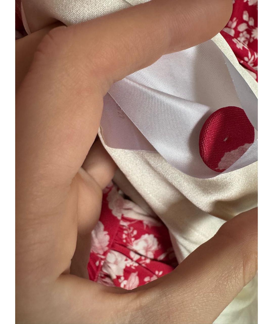 ULYANA SERGEENKO Мульти шелковое платье, фото 4