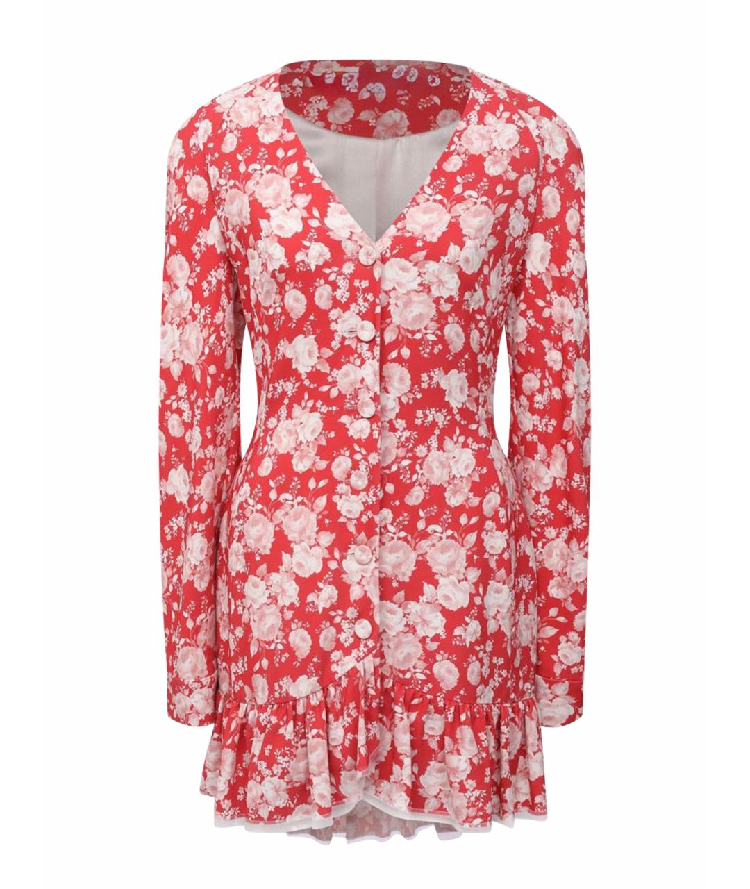 ULYANA SERGEENKO Мульти шелковое платье, фото 1