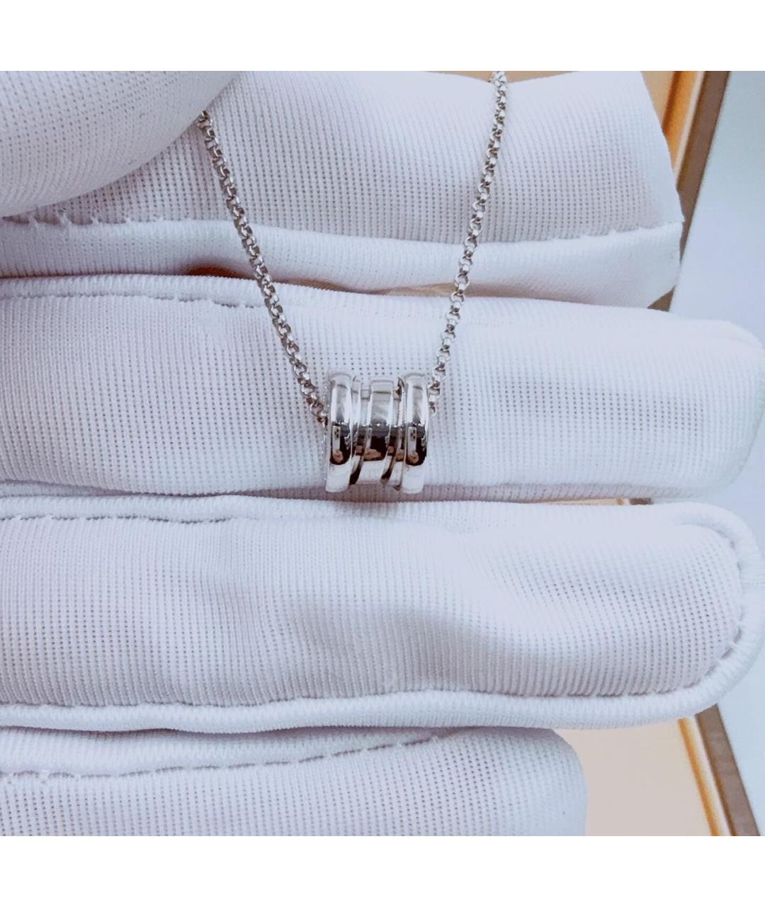 BVLGARI Белое колье из белого золота, фото 5