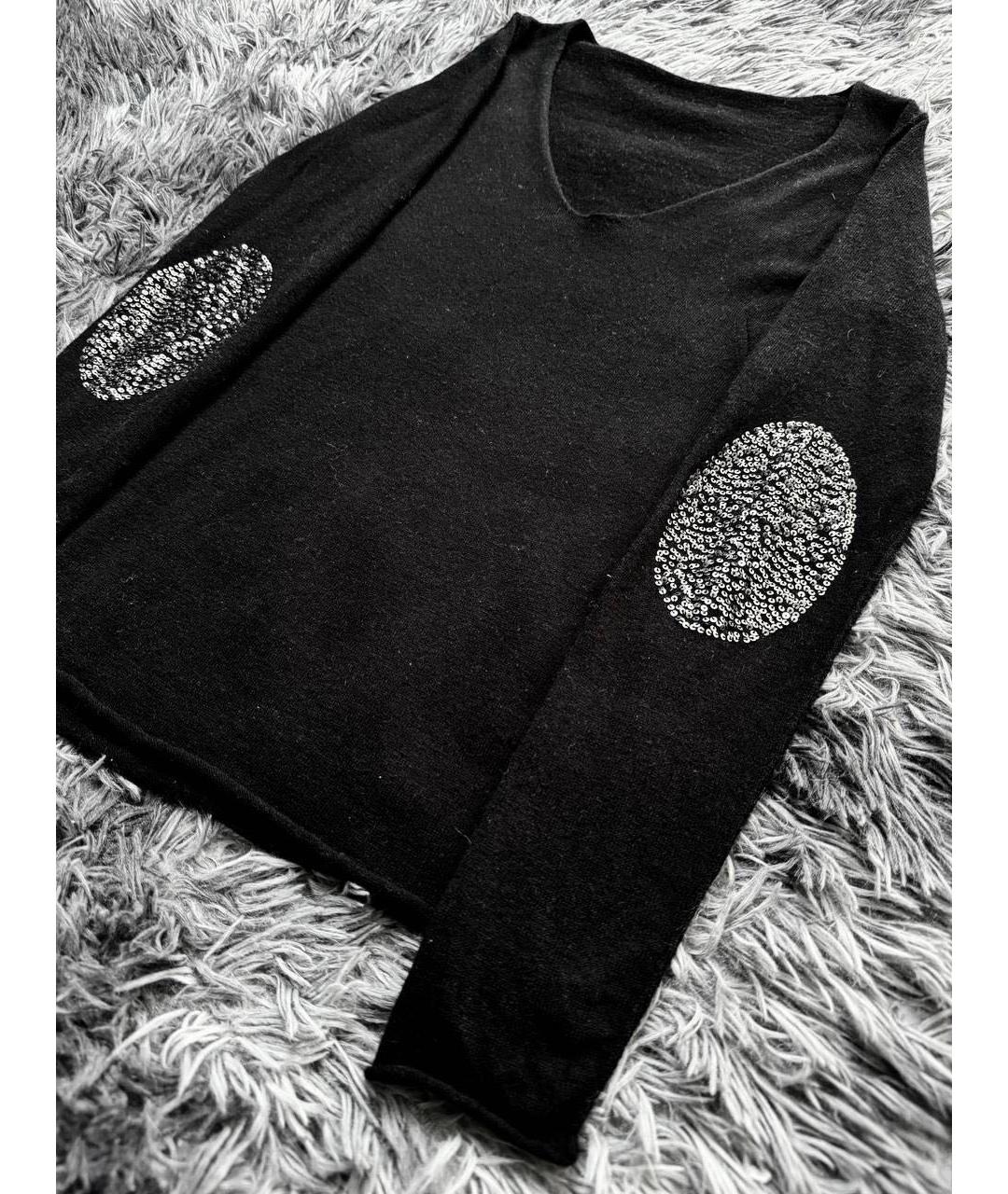 ZADIG & VOLTAIRE Черный шерстяной джемпер / свитер, фото 4