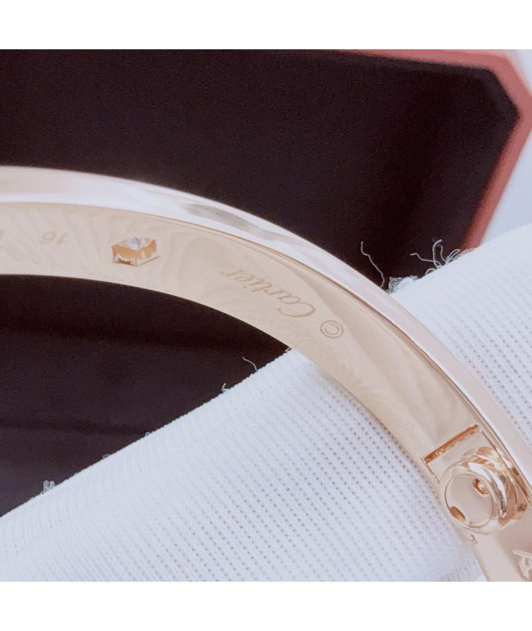 CARTIER Розовый браслет из розового золота, фото 7