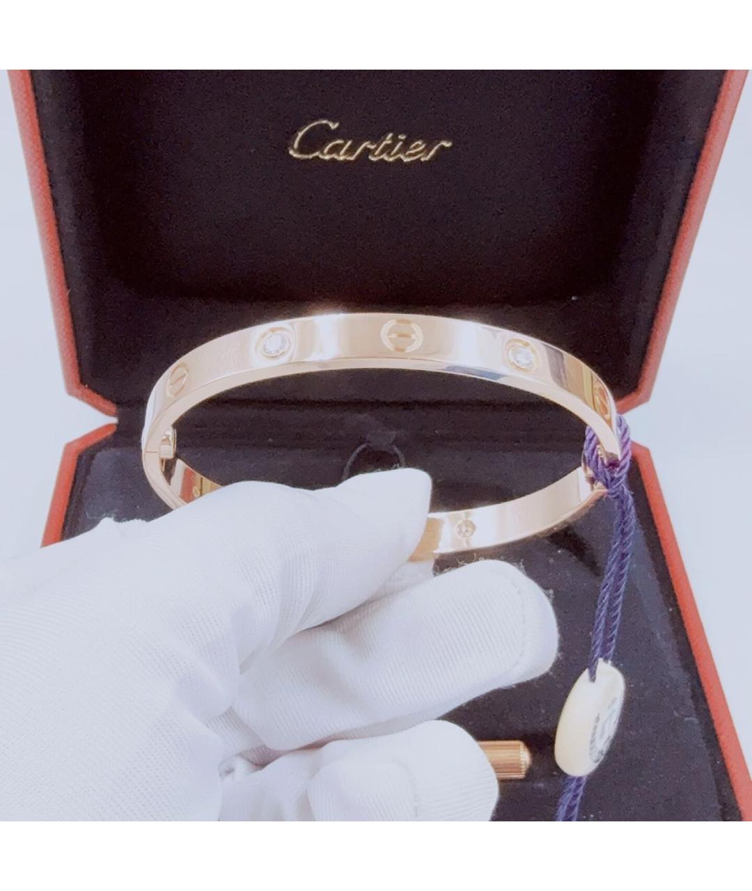 CARTIER Розовый браслет из розового золота, фото 2