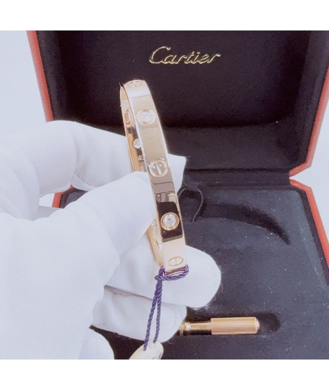 CARTIER Розовый браслет из розового золота, фото 5