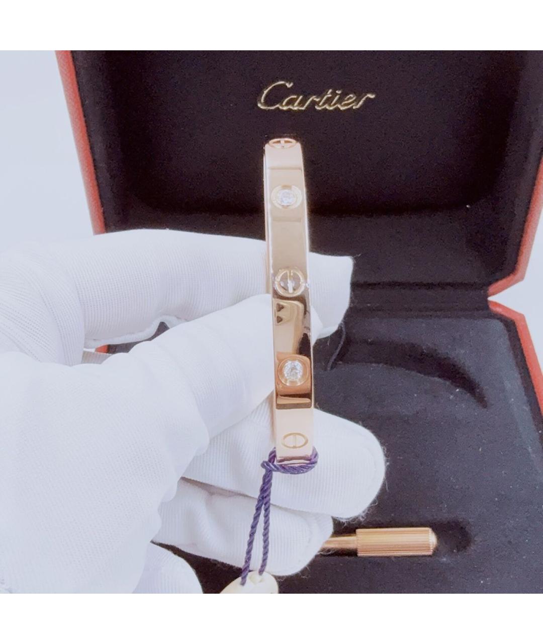 CARTIER Розовый браслет из розового золота, фото 3
