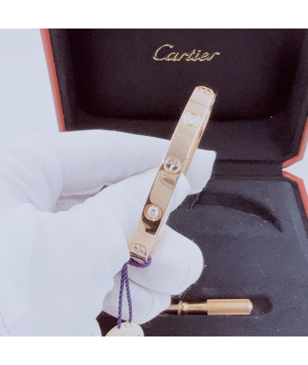 CARTIER Розовый браслет из розового золота, фото 4