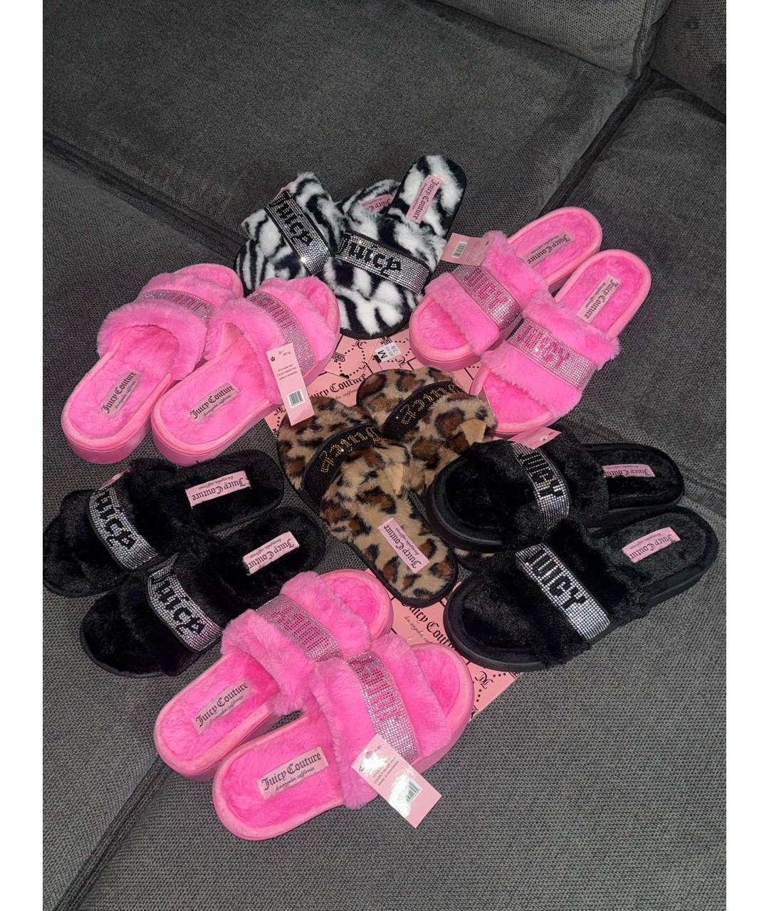 JUICY COUTURE Розовые шлепанцы, фото 7