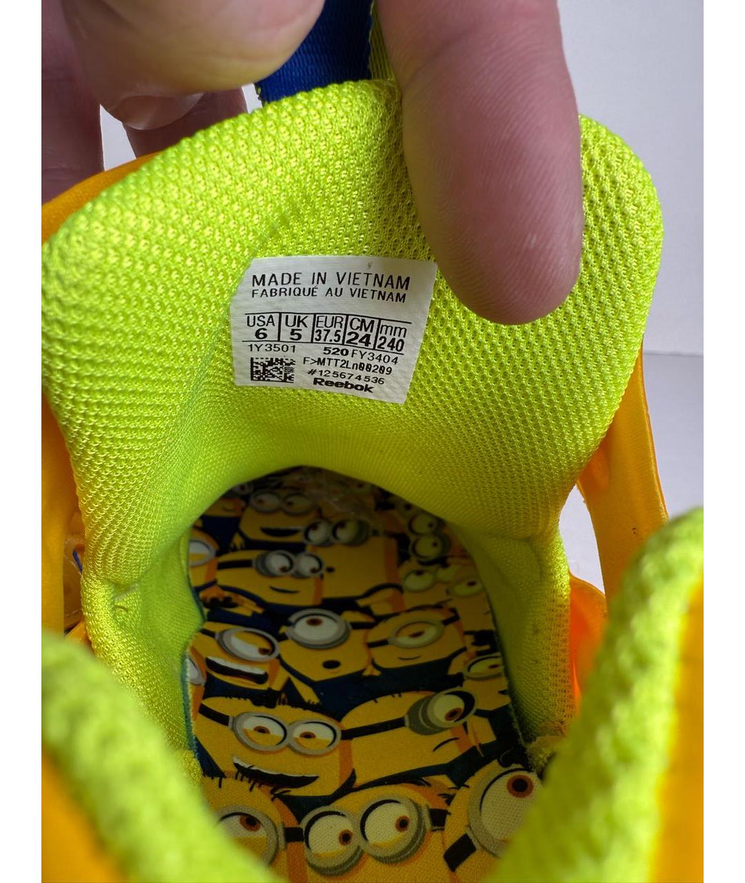 REEBOK Желтые кроссовки, фото 5