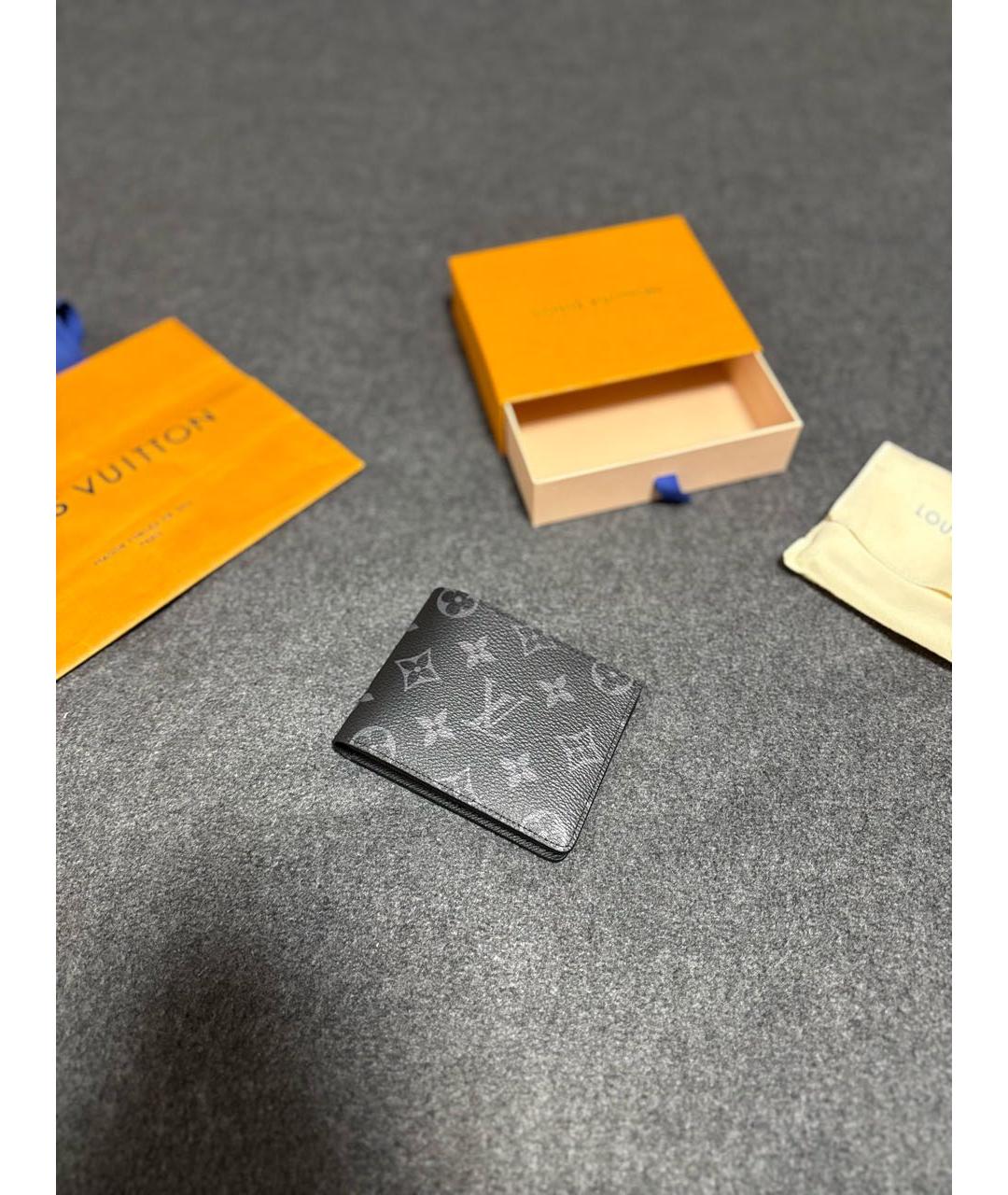 LOUIS VUITTON Черный кошелек, фото 6