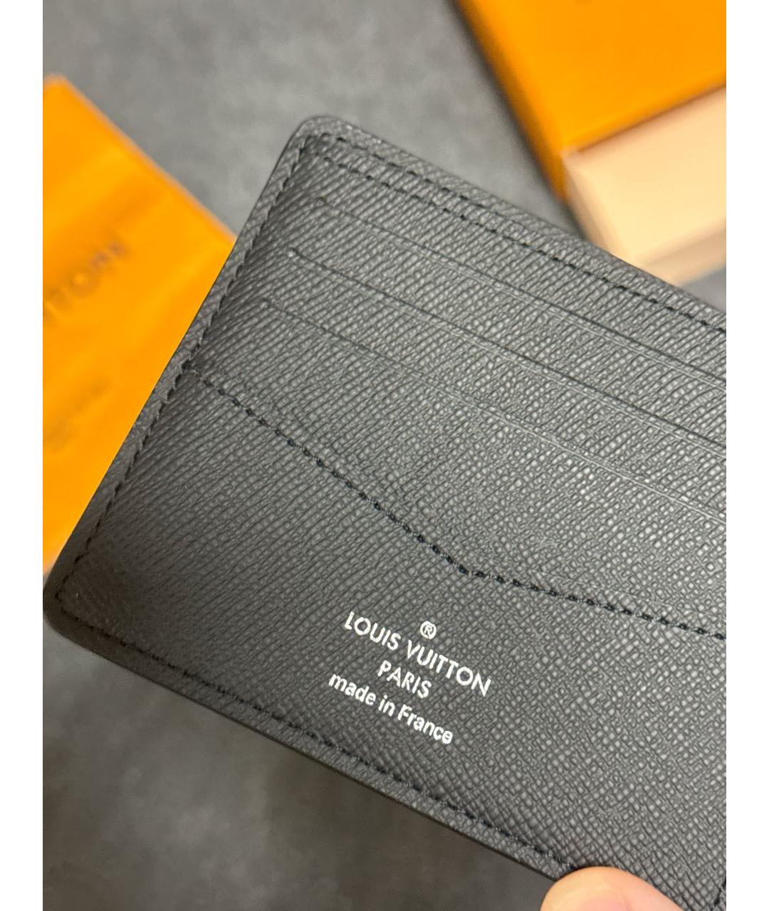 LOUIS VUITTON Черный кошелек, фото 4