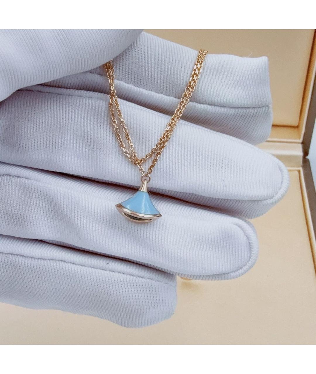 BVLGARI Бирюзовый браслет из розового золота, фото 4