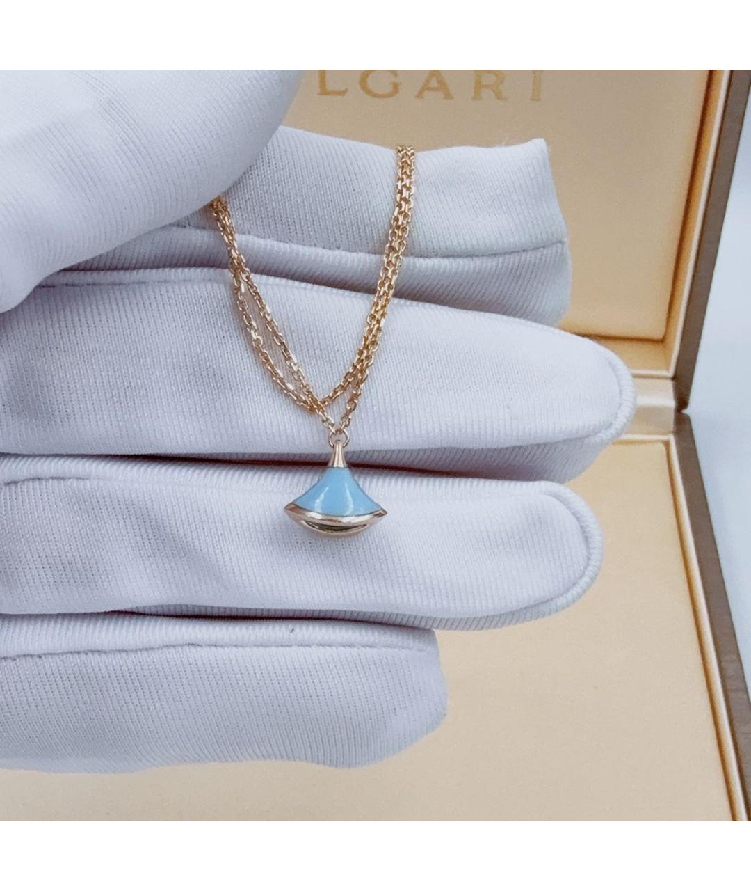 BVLGARI Бирюзовый браслет из розового золота, фото 6