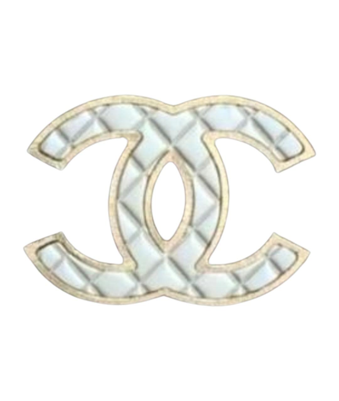 CHANEL Серебряная металлическая булавка / брошь, фото 1