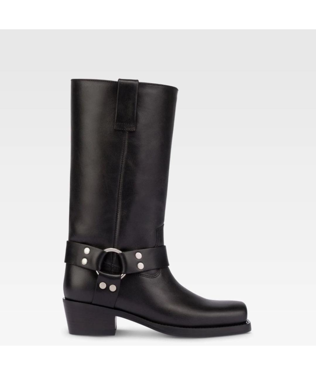 PARIS TEXAS Черные кожаные ботильоны, фото 4