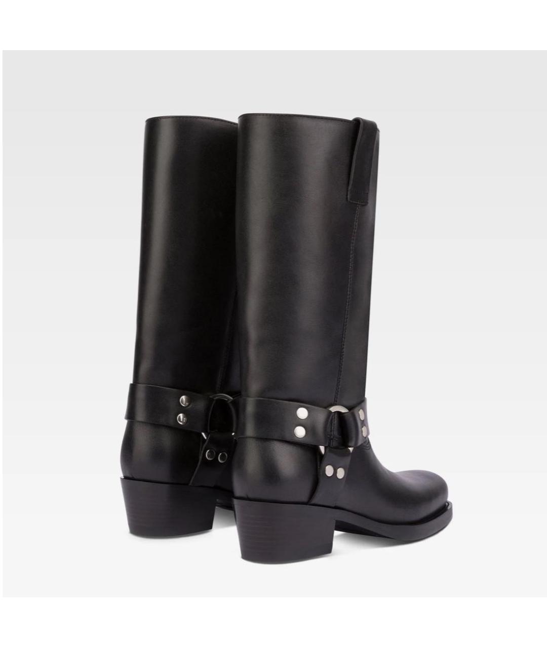 PARIS TEXAS Черные кожаные ботильоны, фото 3