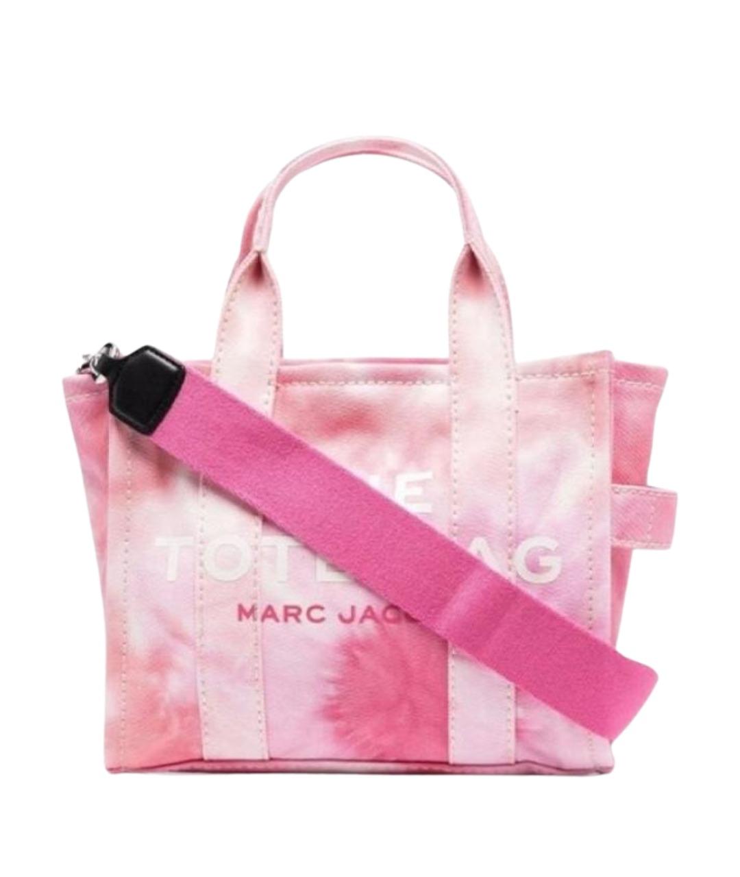 MARC JACOBS Розовая хлопковая сумка тоут, фото 1