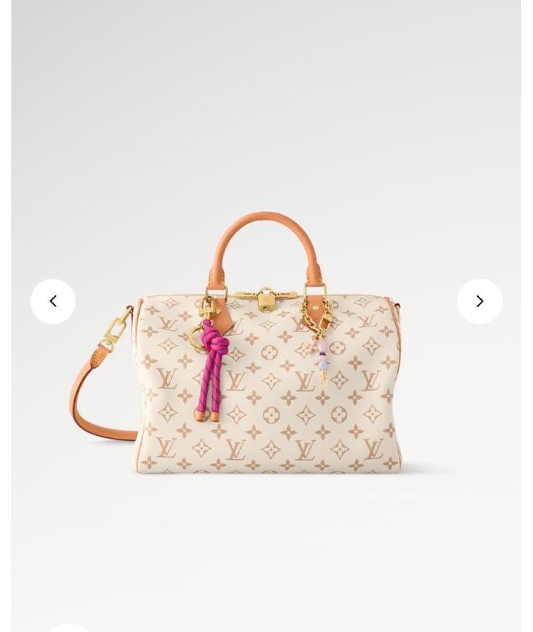 LOUIS VUITTON Кожаная сумка с короткими ручками, фото 2