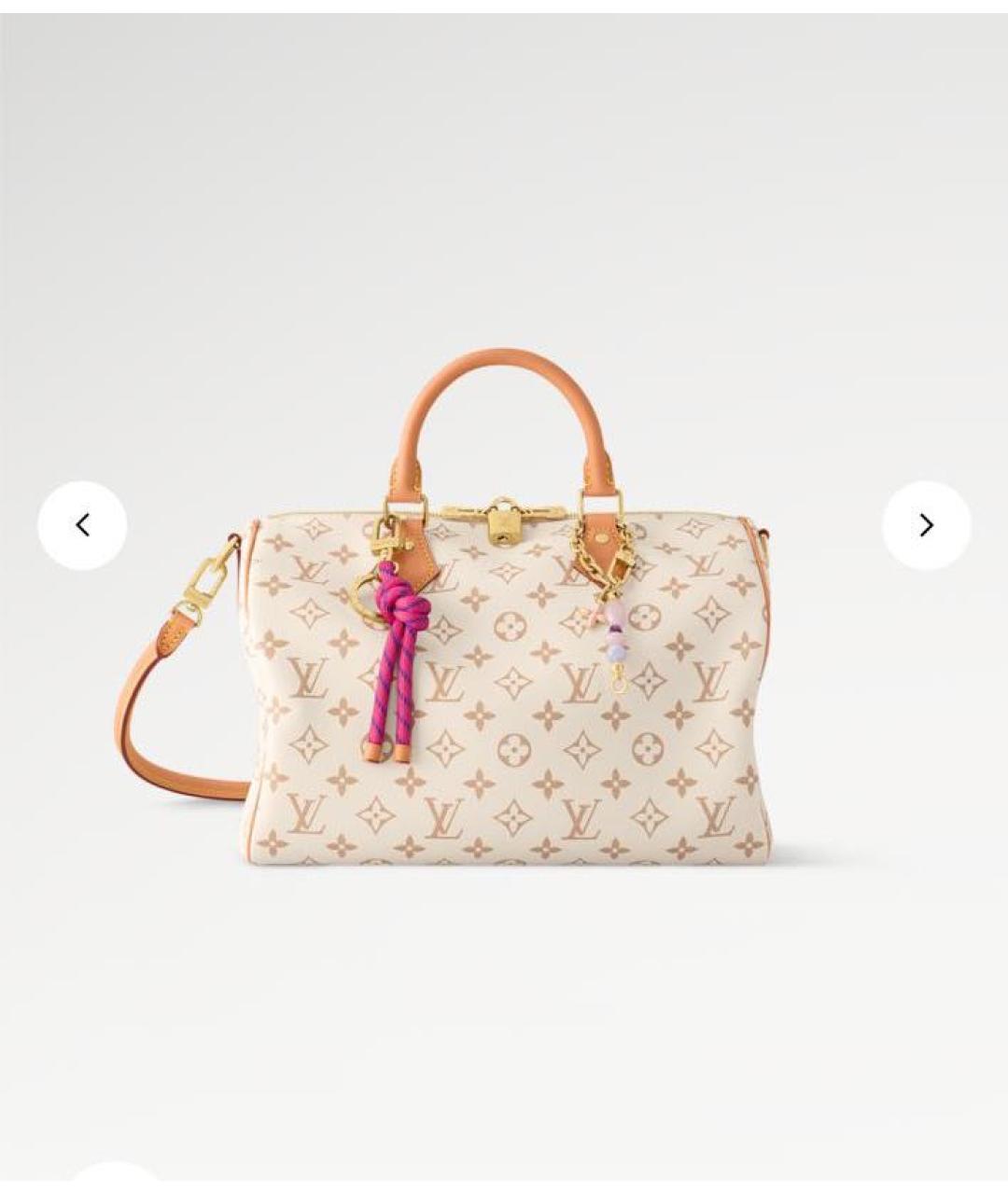 LOUIS VUITTON Кожаная сумка с короткими ручками, фото 3