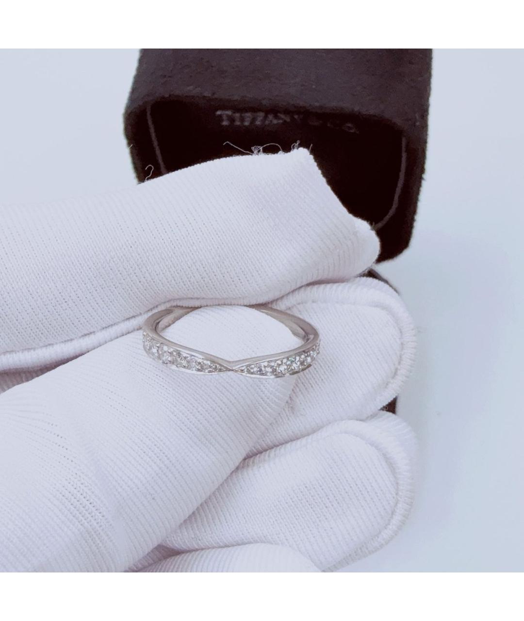 TIFFANY&CO Белое платиновое кольцо, фото 2