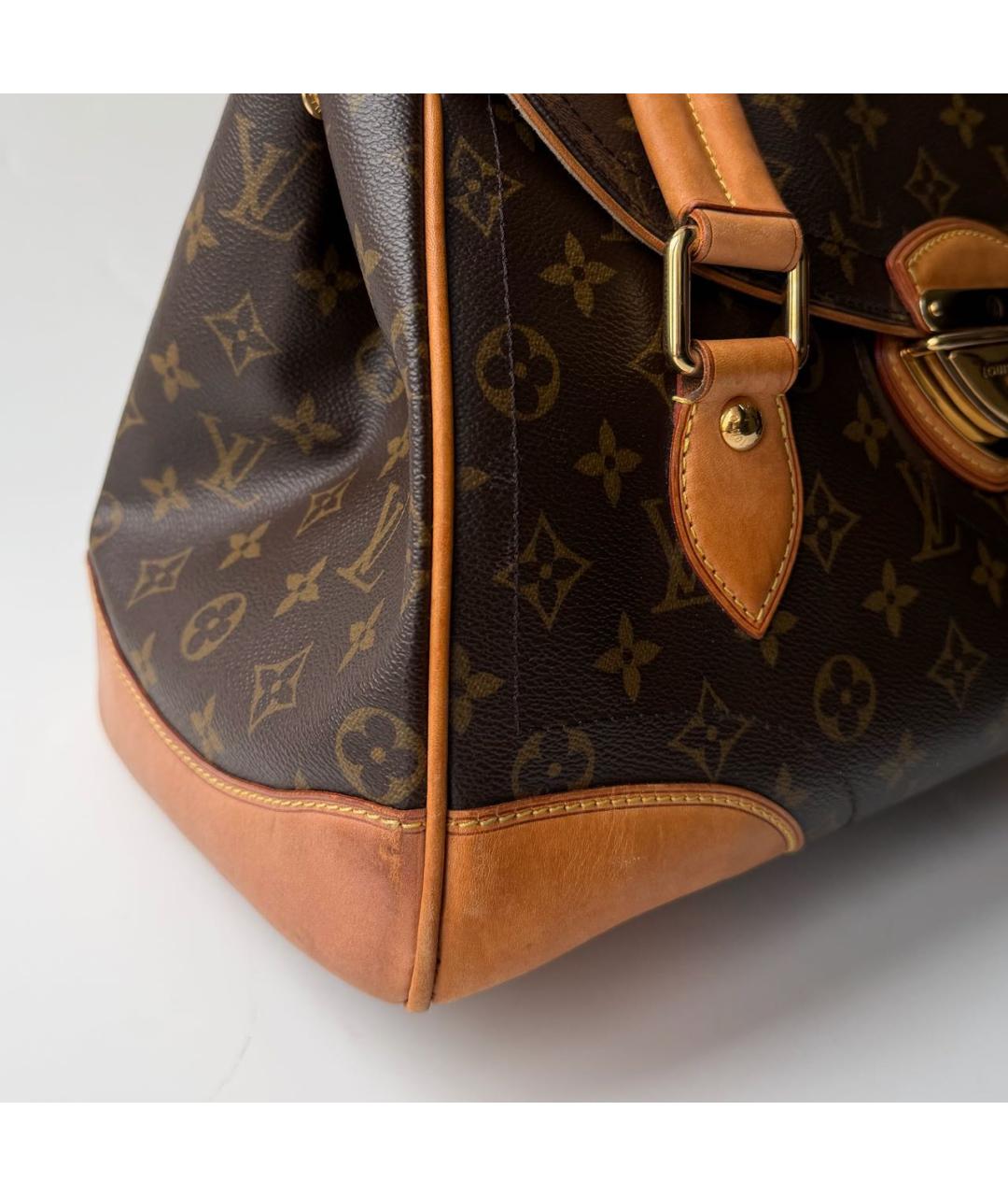 LOUIS VUITTON Коричневая сумка тоут, фото 5