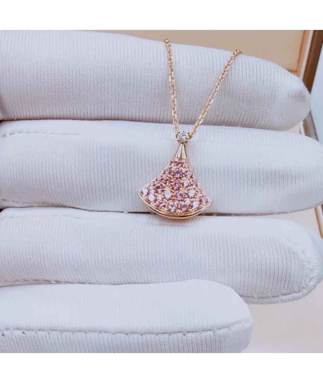 BVLGARI Розовое колье из розового золота, фото 4