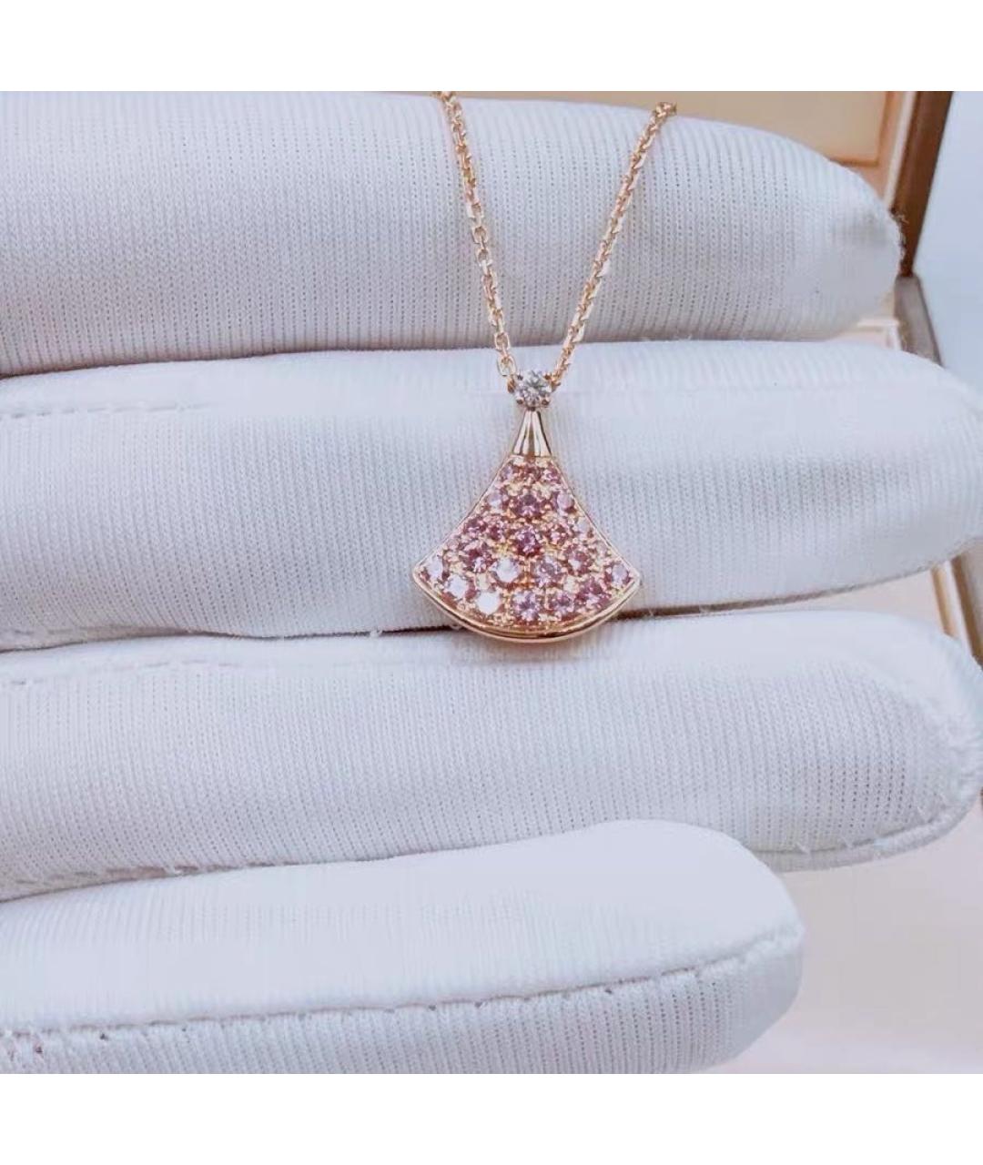 BVLGARI Розовое колье из розового золота, фото 3