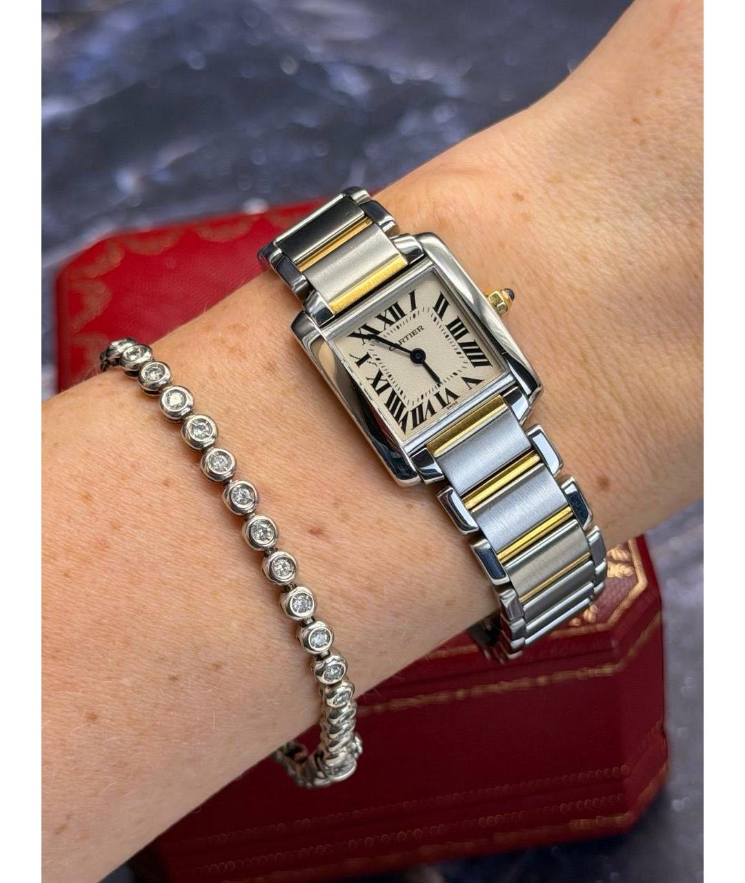 CARTIER Серебряные часы, фото 2