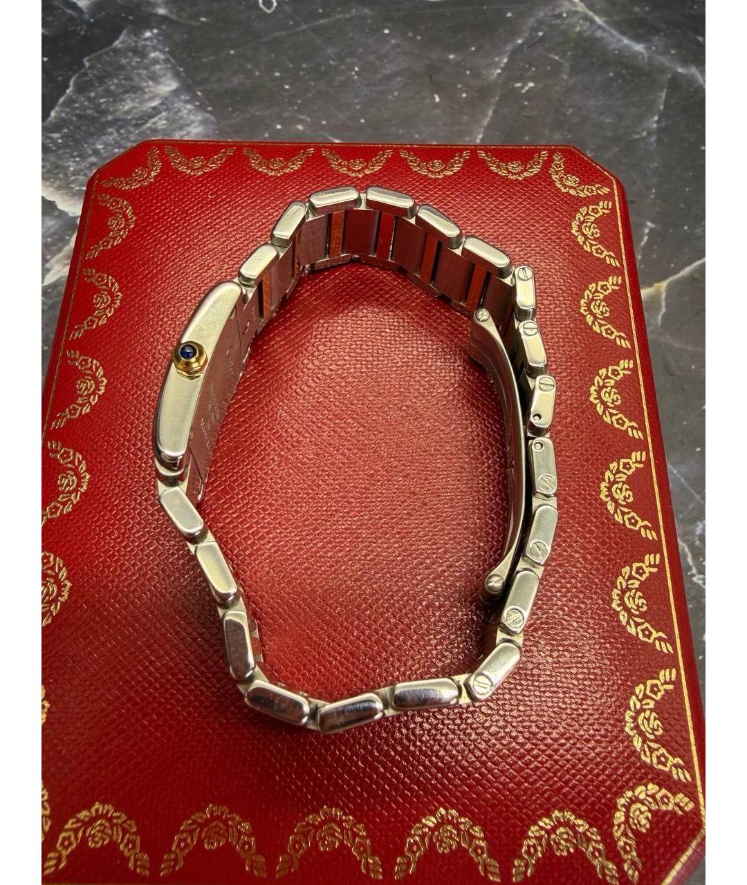 CARTIER Серебряные часы, фото 4